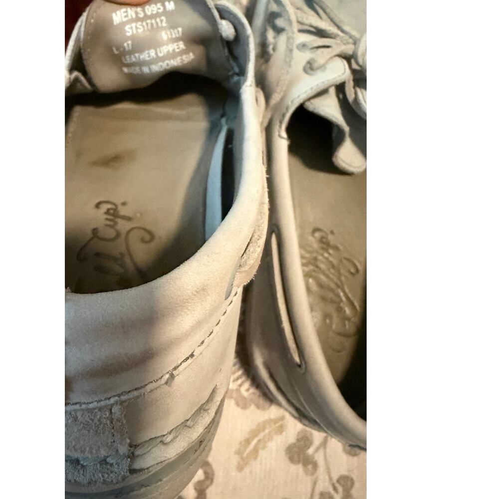 Sperry Gold Cup Authentic Original 2-Eye Boat Shoes Men's 9.5 M Grey STS17112 - Picture 6 of 7